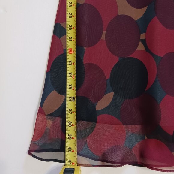 Y2K Midi Slip Dress Positive Attitude Polka Dot Vintage - Picture 10 of 12